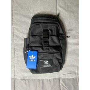 Adidas Utility Sling 3.0 Unisex Crossbody Travel Festival Gym Bag Black $50 MSRP